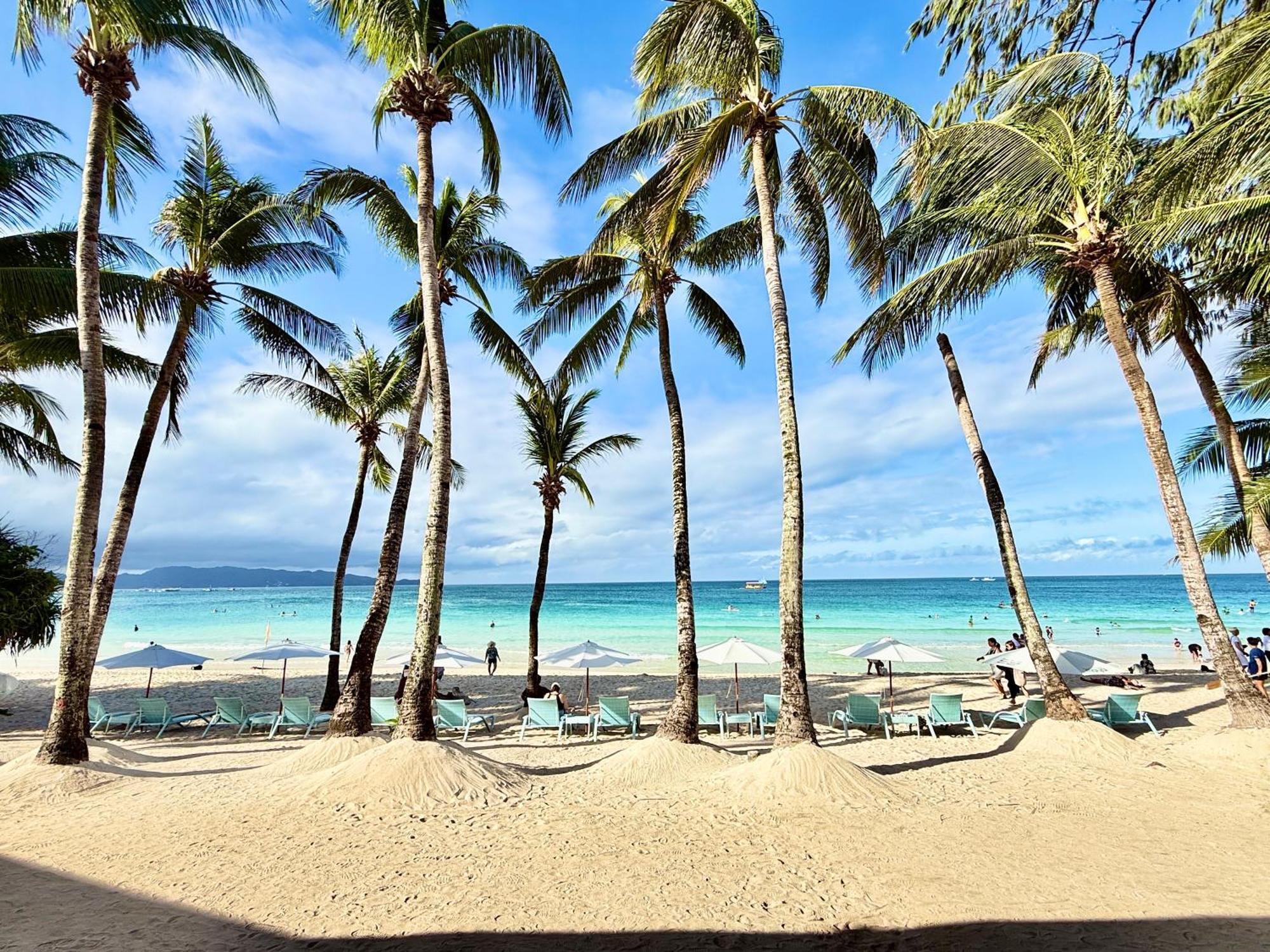 Calypso Beach And Dive Resort Manoc-Manoc Bagian luar foto